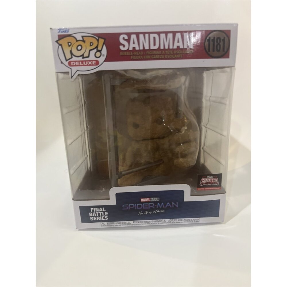 Funko POP Deluxe: SANDMAN #1181 Spider-Man No Way Home 2023 Target Con Exclusive